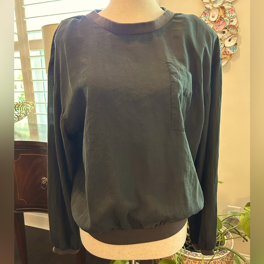 Nilani Vintage 80s 100% silk pullover